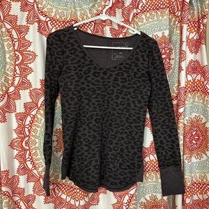 Free People Thermal Printed Top Size XS
